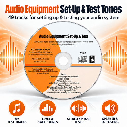 Audio equipment set test - equipment, &