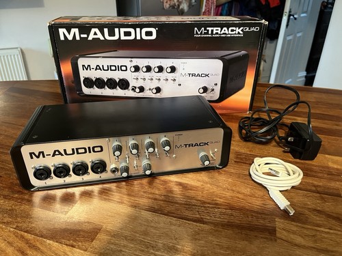 Audio track quad 4 - m-audio, 4-channel