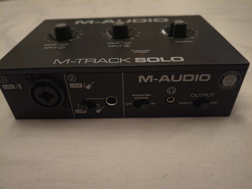 Audio track solo - m-audio,