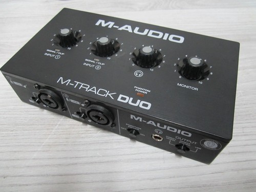 Audio track duo usb - m-audio,