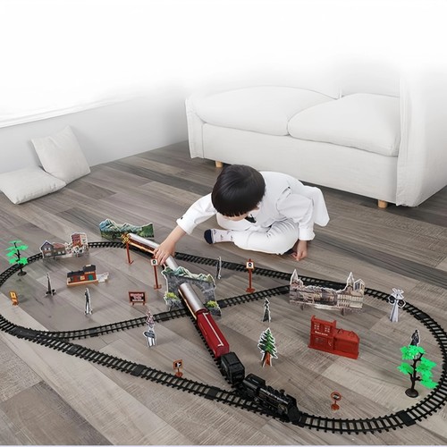 Kids electric train set - set, with
