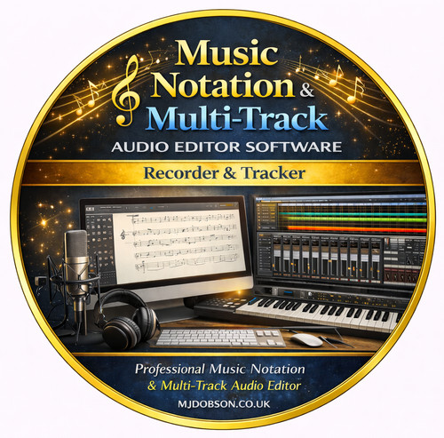 Music notation audio editor - music,