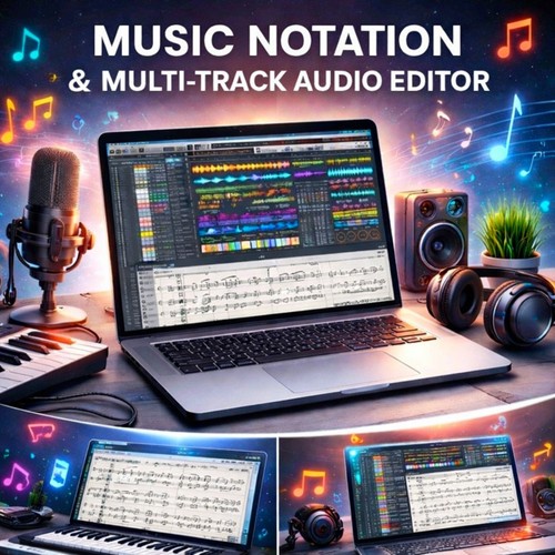 Music notation multi track - music, multi-track
