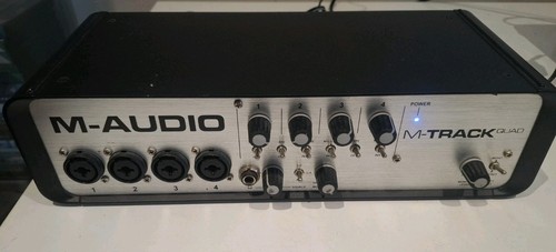 Untested audio track quad - m-audio, m-track