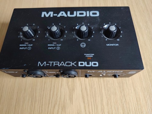 Audio track duo usb - m-audio,